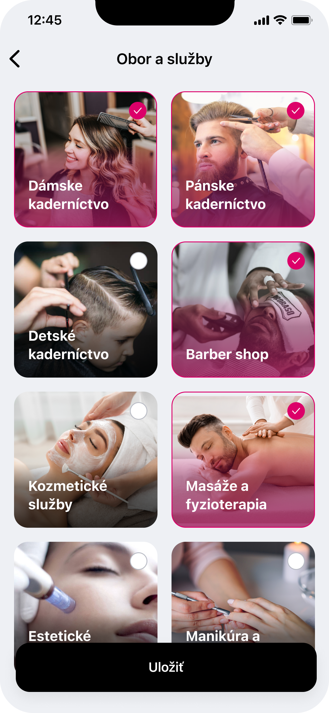 Aplikácia Notino Partner na displeji smartphonu